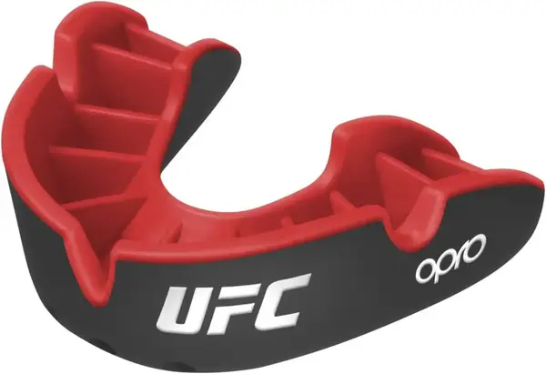 Капа OPRO Silver UFC доросла (вік 11+) Black/Red (ufc.102514001) купити недорого в Україні, фото 2