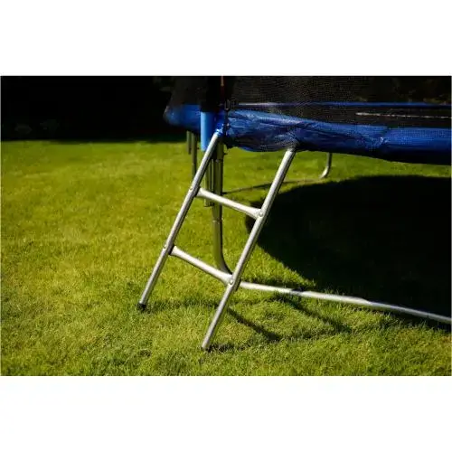 Батут Funfit 8ft (252см) синій з зовнішньою сіткою купити недорого в Україні, фото 7