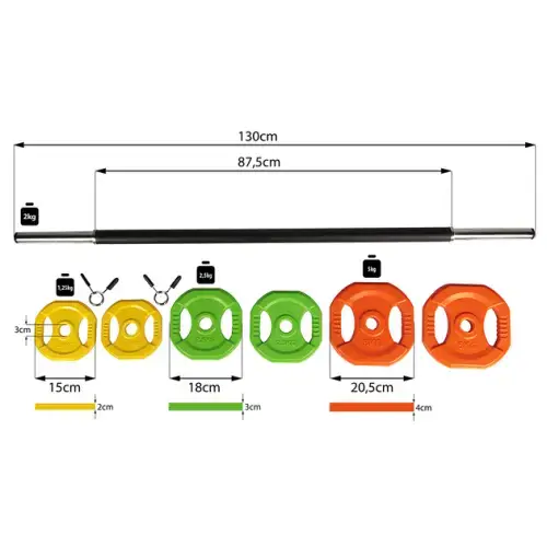 Штанга для аеробіки (бодіпамп) Generation Fitness FF51H1A купити недорого в Україні, фото 10