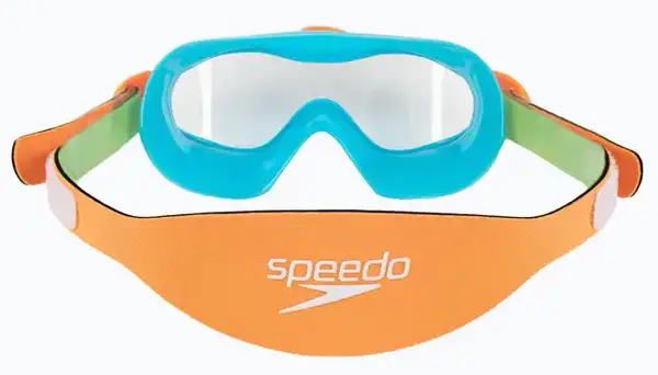 Очки для плавания Speedo SEA SQUAD MASK JU бирюзовый, оранжевый, салатовый OSFM купить недорого в Украине, фото 5