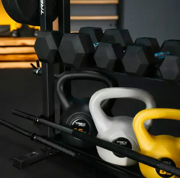 Стійка 3-рівнева для гантелей, грифів та гирь Trex Sport TX-075DR купити недорого в Україні, фото 10