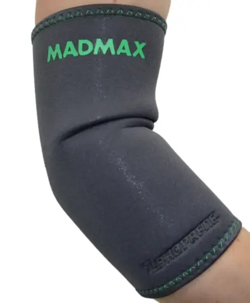 Налокітник MadMax MFA-293 Zahoprene Elbow Support Dark Grey/Green (1шт.) M купити недорого в Україні, фото 2