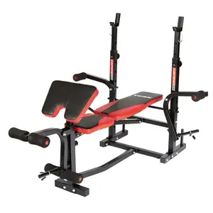 Лава для жиму York Fitness ASPIRE 220 зі стійкою для штанги та партою Скотта купити