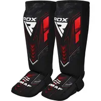 Защита для голеней и стоп RDX NEOPRENE SHIN INSTEP IMMAF-1-RED-M купить