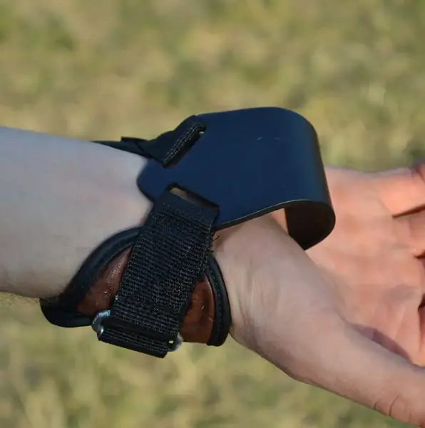 Крюки для тяги на запястье Power System PS-3300 Hooks Brown L купить недорого в Украине, фото 6