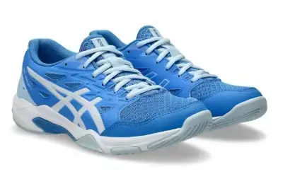 Кроссовки сквош женщин. Asics Gel-Rocket 11 Blue Coast/White (37) 6 купить