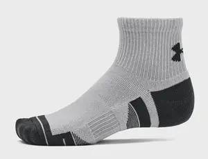 Носки UA Performance Tech 3pk Qtr серый Уни MD купить