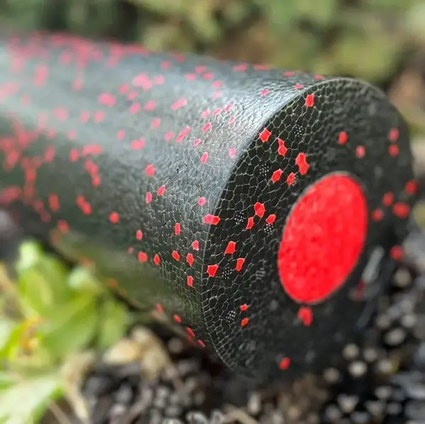 Масажний ролик (роллер) гладкий PowerPlay PP-4348 2 in 1 EPP Foam Roller Чорно/Червоний (33x14см.) купити недорого в Україні, фото 5