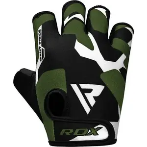 Рукавички для фітнесу RDX F6 Sumblimation Black/Green L купити