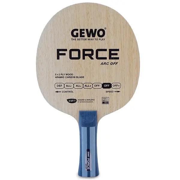 Ракетка для настільного тенісу Gewo Force ARC OFF+, Nexxus EL Pro 48+Neoflexx eFT 45 FL (1069100001) купити недорого в Україні, фото 2