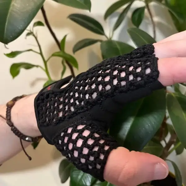 Рукавички для фітнесу PowerPlay 1953 Чорні L купити недорого в Україні, фото 5