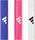 Пов'язки на голову Adidas Hairbands 3pk рожевий, синій, білий Жін One Size