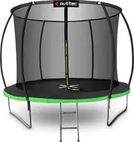 Батут OUTTEC Pumpkin с внутренней сеткой 8 футов 252 см черно-зеленый купить