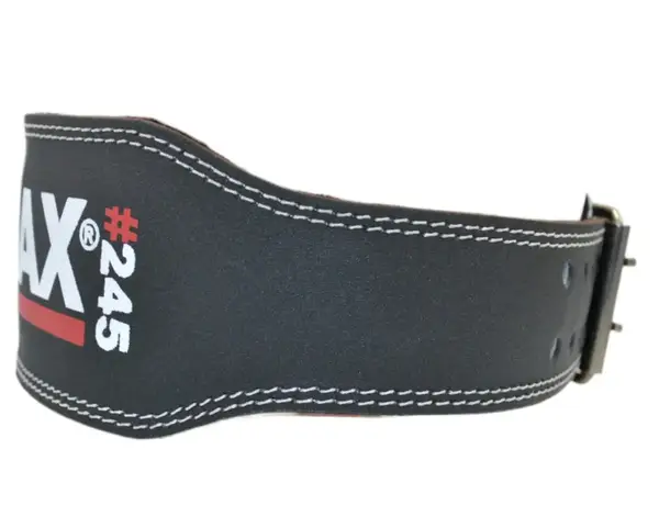 Пояс для важкої атлетики MadMax MFB-245 Full leather шкіряний Black XL купити недорого в Україні, фото 5