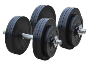 Гантели наборные обрезиненные Rn-Sport (2 шт) по 26 кг. купить