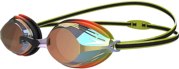 Очки для плавания Speedo VENGEANCE MIR GOG JU BLACK/GREEN черный, зеленый OSFM купить