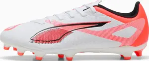 Бутси Puma ULTRA 5 PLAY FG/AG білий, помаранчевий Уні 44,5 (10UK) 29 см купити