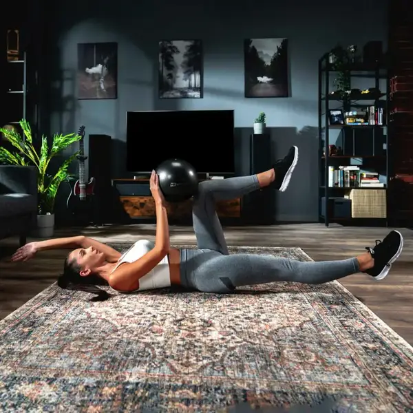 Фітбол Hop-Sport 25см чорний купити недорого в Україні, фото 4