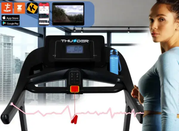 Беговая электрическая дорожка THUNDER PHENOM-S-BLACK купить недорого в Украине, фото 5