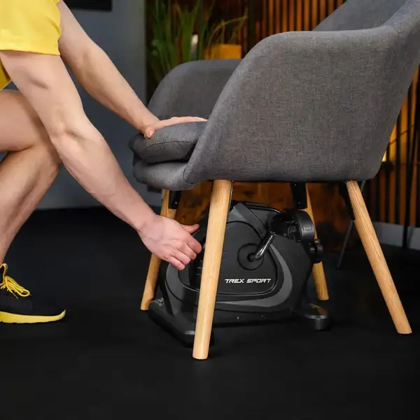 Міні велотренажер 2в1 Trex Sport TX-120BB BOIL реабілітаційний чорний купити недорого в Україні, фото 12