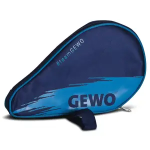 Чехол для ракетки Gewo Round Cover Wave с отделением мячей Marine/Light blue (109676962) купить