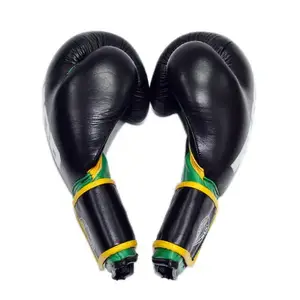 Перчатки боксерские THOR SHARK 10унций/кожа/зеленые купить