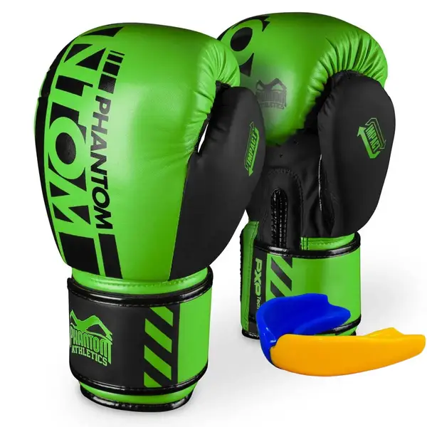 Боксерські рукавиці Phantom APEX Neon Green 10 унцій (капа в подарунок) купити