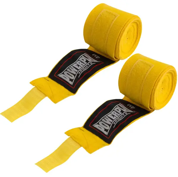 Бинти для боксу PowerPlay 3046 Жовті NYLON (3м) купити