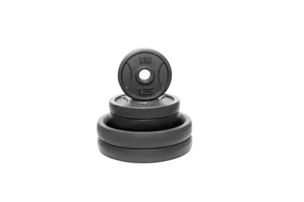 Набірна штанга та гантелі. Металеві диски RN-Sport + 4 грифи. 80 кг ваги купити недорого в Україні, фото 4