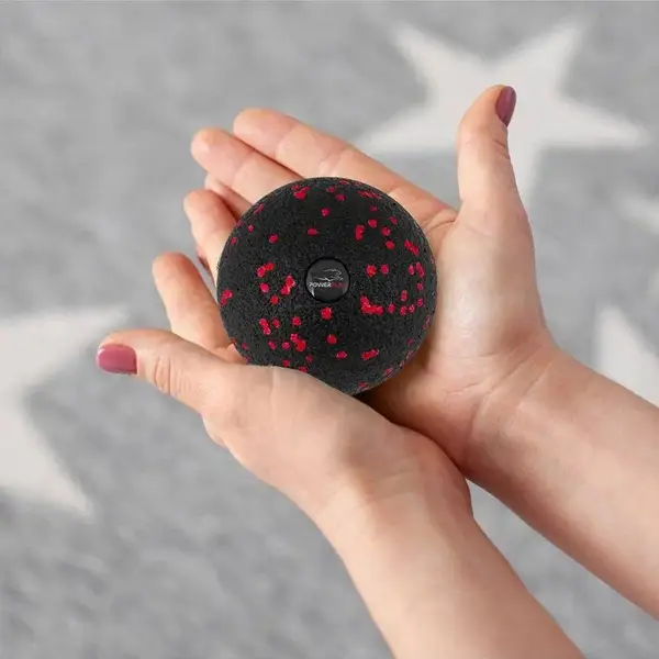 Массажный набор PowerPlay PP_4015 EPP Foam Roller Set 4in1 (2-я роллы + 2-я мячи) Черно-красный купить недорого в Украине, фото 9