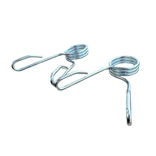 Замки-пружина для олімпійського грифу Generation Fitness C-03-2 (пара) | Срібний купити