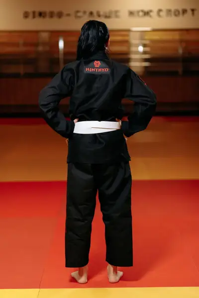 Кімоно для джиу - джитсу чорне, TM "Kintayo", 170 зріст, щільність 450 гр/м.кв. купити недорого в Україні, фото 9