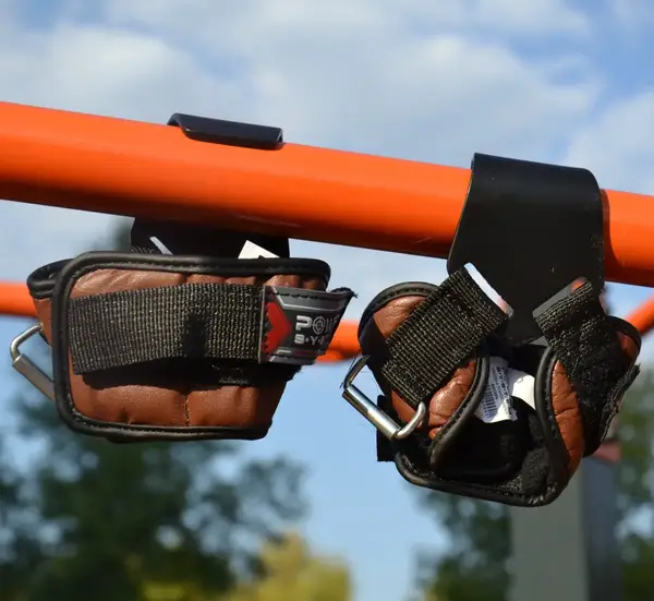 Крюки для тяги на запястье Power System PS-3300 Hooks Brown XL купить недорого в Украине, фото 8