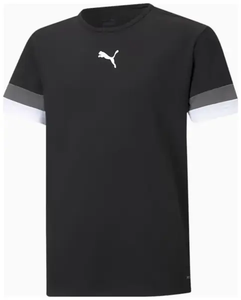 Футболка Puma teamRISE Jersey Jr чорний Діт 140 см купити