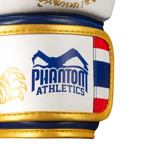 Боксерські рукавиці Phantom Muay Thai Gold Limited Edition 12 унцій (бинти в подарунок) купити недорого в Україні, фото 6