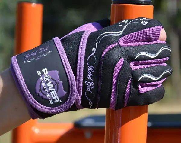 Перчатки для фитнеса Power System PS-2720 Rebel Girl женские Purple XS купить недорого в Украине, фото 6