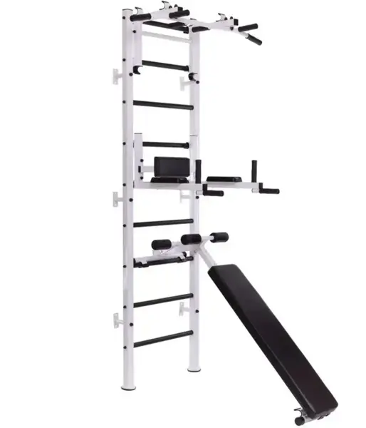 Шведская стенка Ладас Атлант Белый/Черный + Бесплатная доставка купить