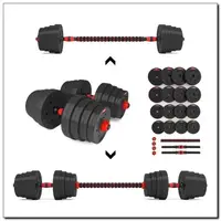 Набор штанга+гантели HMS SGР30 - 30 кг, черно-красный. купить