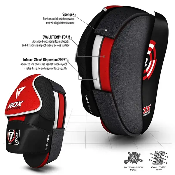 Лапы боксерские RDX Multi Red купить недорого в Украине, фото 5