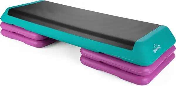 Степ-платформа Queenfit 3-х рівнева різнобарвна купити недорого в Україні, фото 2