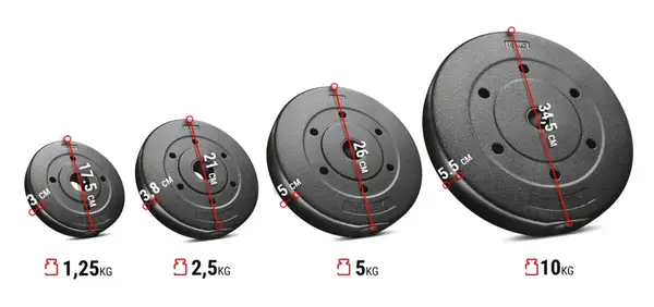 Гантелі композитні TREX 2х20 кг купити недорого в Україні, фото 8
