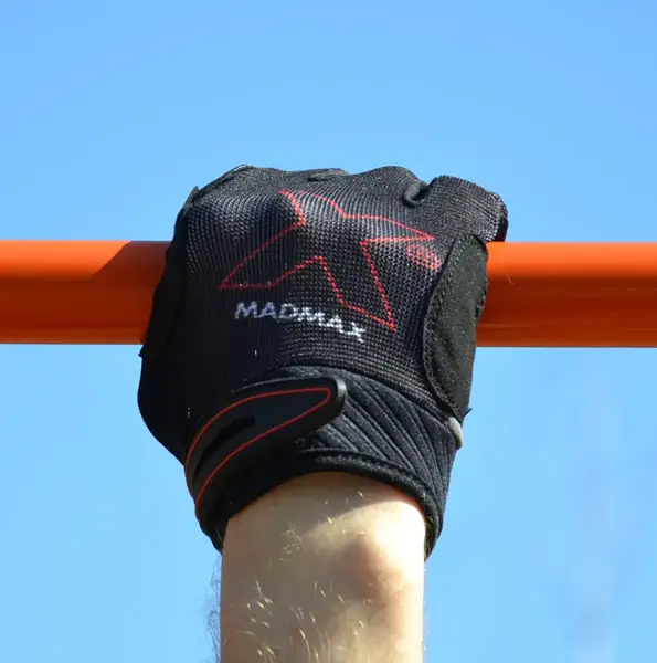 Рукавички для фітнесу MadMax MXG-103 X Gloves Black/Grey L купити недорого в Україні, фото 9