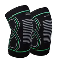 Наколенники PowerPlay 4099 Knee Support Черно/Зеленые L/XL (пара) купить