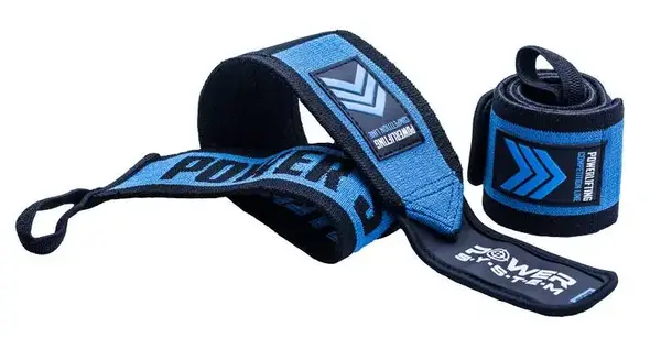 Бинти для зап'ясть (кистьові бинти) Power System PS-3530 Wrist Wraps Extreme Blue купити