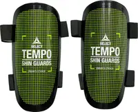 Щитки футбольные SELECT SHIN GUARD TEMPO v25 черный, зеленый Уни L (рост до 188см) купить