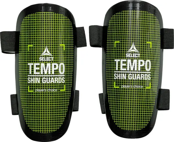 Щитки футбольные SELECT SHIN GUARD TEMPO v25 черный, зеленый Уни L (рост до 188см) купить