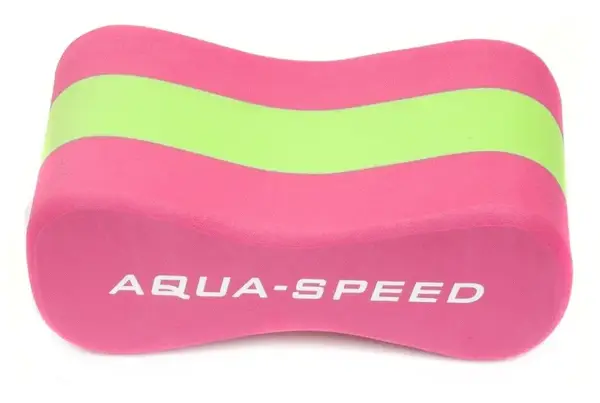 Колобашка для плавання Aqua Speed JUNIOR 3 LAYESR PULLBUOY 6779 рожевий, зелений Уні 20x8x10cм купити недорого в Україні, фото 3