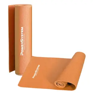 Килимок для йоги та фітнесу Power System PS-4014 PVC Fitness-Yoga Mat Orange (173x61x0.6) купити