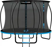 Батут THUNDER INSIDE ULTRA с внутренней сеткой 12 футов 374 см черно-голубой Батут THUNDER INSIDE ULTRA с внутренней сеткой 12 футов 374 см черно-голубой купить