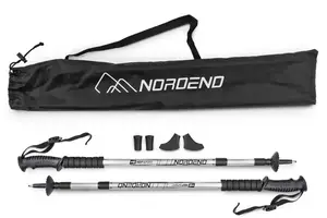 Трекінгові палиці Hop-Sport Nordend сріблясті купити